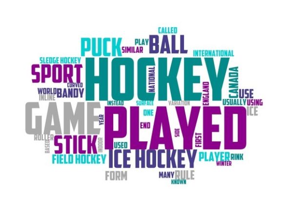 Hockey Typography Background: A Versatile Design Asset for Creative Professionals