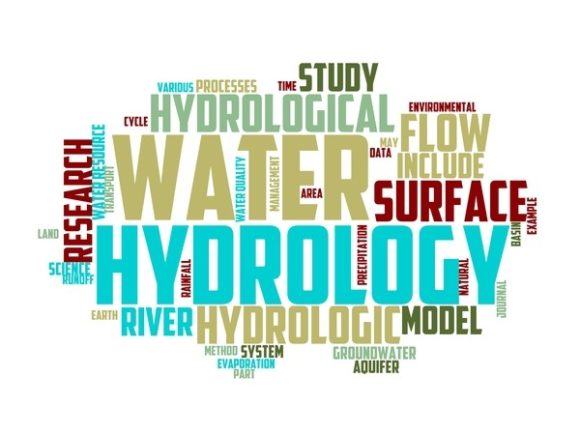 Hydrology Typography Print