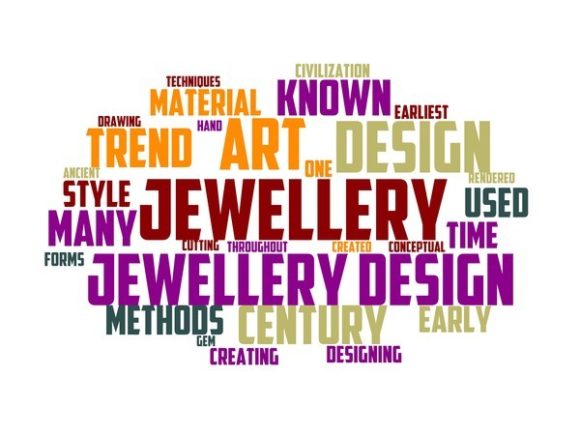 Jewelry Making Typography Book Cover