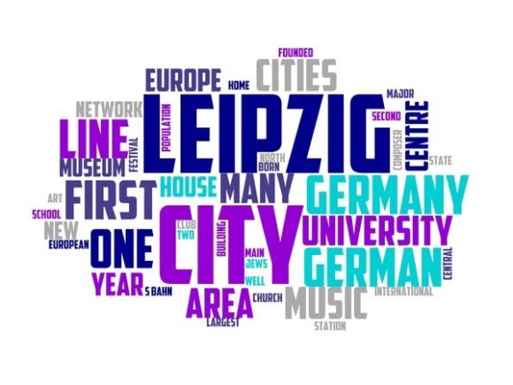 Leipzig Typography Sticker