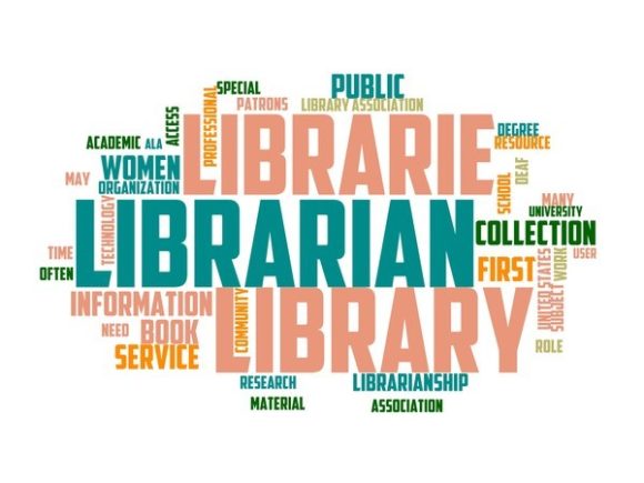 Librarian Typography Book Cover