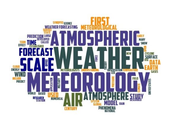 Meteorology Typography Book Cover