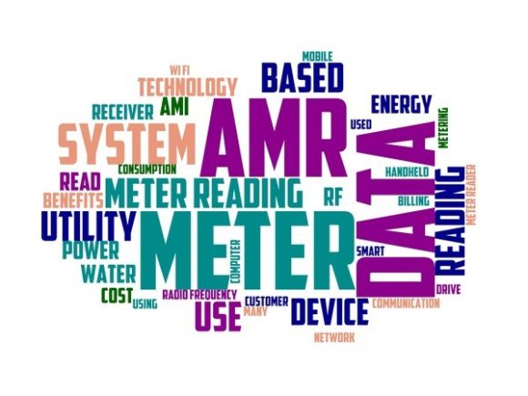 Meter Reader Typography Background