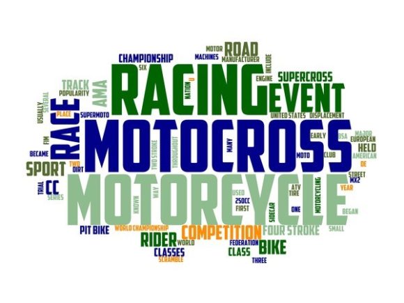 Motocross Typography Background: A Vibrant Design Resource for Creative Makers