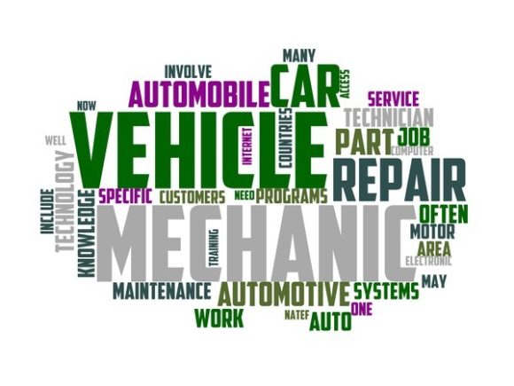 Motor Mechanic Typography Tumbler